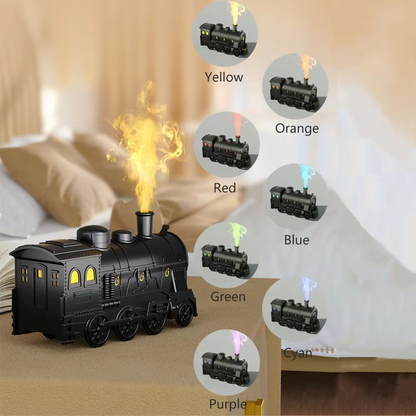 Mini Train Oil Diffuser – USB Humidifier with Light & Remote